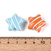 Opaque Acrylic and Enamel Beads SACR-T018-19M-3