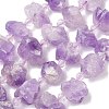 Raw Rough Natural Amethyst Beads Strands G-L642-D04-01-2