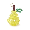 AB Color Plated Glass Pendants PALLOY-MZ01328-02-1