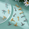 16Pcs 4 Style 304 Stainless Steel Pendants STAS-DC0008-33-4
