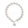 Imitation White Pearl Acrylic Beaded Necklaces NJEW-JN05122-01-2