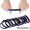 20Pcs 20 Style Motivational Quotes Silicone Cord Bracelets Wristbands BJEW-WH0020-51B-6