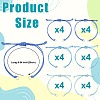 24Pcs Polyester Cord Bracelets Making AJEW-FS00008-4