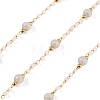 Handmade Brass Glass Beaded Chains GL-CBA1C06-01G-06-1