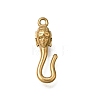 304 Stainless Steel Buddha Head Hook Clasps SA-CBACB61-16G-1