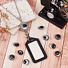 DIY Interchangeable Dome Office Lanyard ID Badge Holder Necklace Making Kit DIY-SC0022-04E-4