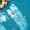140Pcs 8 Styles 304 Stainless Steel Earring Hooks & Open Jump Rings Finding Kits STAS-PH0007-61-4