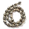 Natural Dalmatian Jasper Beads Strands G-B106-A29-02-3