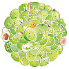 50Pcs Fruits Theme Waterproof PVC Stickers Set PW-WGC7FE8-01-6