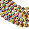 Handmade Evil Eye Lampwork Beads LAMP-C028-01-2