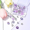 DIY Tibetan Style Alloy & Resin European Beads Making Finding Kits DIY-FS0006-78D-8