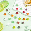 36Pcs 6 Colors Handmade Lampwork Beads LAMP-ME0001-28-4