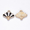 Chinese Style Alloy Enamel Pendants X-ENAM-N054-026C-2