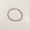 304 Stainless Steel Beads Stretch Bracelets for Women FS-WGC4F34-24-1