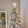2Pcs 2 Colors Plastic Star Tree Top Decoration KY-TA0001-69-8