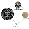 1Pc Chakra Gemstones Dowsing Pendulum Pendants FIND-CN0001-15F-3