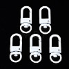 Spray Painted Eco-Friendly Alloy Swivel Snap Hooks Clasps PALLOY-T080-02M-NR-1