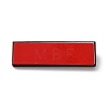 Plastic Adhesive Back Bar Pins with Platinum Iron Pins KY-D025-01B-04-1