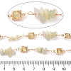 Handmade Brass Glass Square Link Chains CHC-F019-09G-01-2