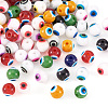  240Pcs 12 Colors Baking Painted Glass Beads DGLA-TA0001-01-11