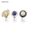 Adjustable Alloy & Iron Bezel Cup Ring Base with Rotatable Tray MAK-T012-05S-5