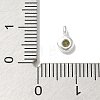 925 Sterling Sliver Cubic Zirconia Flat Round Charms STER-R002-02S-10-3