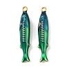 304 Stainless Steel Enamel Pendants STAS-C150-01A-1