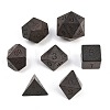 Natural Wood Polyhedral Dice Set WOOD-A027-01C-1