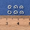 Brass Open Jump Rings KK-G604-08S-14-3
