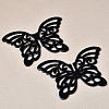 Criss-Cross Butterfly Iron Art Crystal Ball Holders WICR-PW0016-05-4