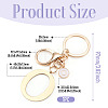 Stainless Steel Keychains KEYC-TAC0035-004O-G-2