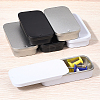 9Pcs 3 Colors Slide Top Tinplate Trinket Storage Boxes CON-CP0001-016B-7