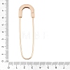 Alloy Extra Large Safety Pin Brooches PALLOY-P333-02G-3