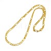 304 Stainless Steel Figaro Chain Necklace Making STAS-A028-N021-2