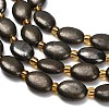 Natural Gold Pyrite/Golden Pyrite Beads Strands G-F833-E01-01-4