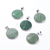 Natural & Synthetic Mixed Stone Pendants G-G807-B-2