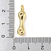 Rack Plating Brass Micro Pave Cubic Zirconia Pendants KK-A200-24G-I-3