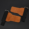 Velvet leather & Polyester Exercise Hand Protector AJEW-WH0165-44-4
