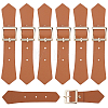 8 Sets PU Leather Sew on Toggle Buckles AJEW-HS0001-54D-1