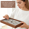 4Pcs Wood Finger Ring Organizer Display Trays ODIS-WA0001-32-6