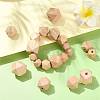 20Pcs 5 Styles Wood Beads WOOD-FS0002-59-5