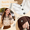 8Pcs 4 Styles Alloy Cufflinks HJEW-PH02564-5