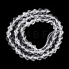 Synthetic Quartz Crystal Beads Strands G-Z119-A42-01-4