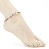 Millefiori Glass Charm Anklets AJEW-AN00441-4