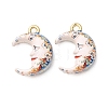 Printed Alloy Pendants AL-CBA7256-26G-01-1