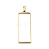 304 Stainless Steel Open Back Bezel Pendants STAS-Z091-05G-02-1