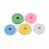 5 Colors Handmade Polymer Clay Beads CLAY-N011-032-12-3