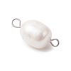 Natural Cultured Freshwater Pearl Links PALLOY-JF04384-02-4