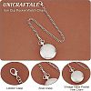 Unicraftale 2Pcs 2 Style Iron Clip Pocket Watch Chain DIY-UN0003-62-5