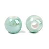 Glazed Porcelain Round Beads PORC-S489-8mm-02-3